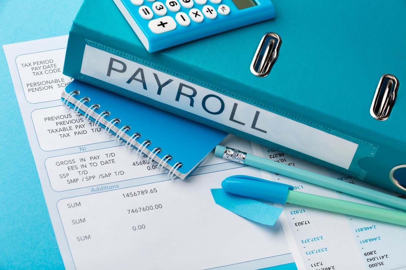 high-angle-payroll-concept_23-2149103943